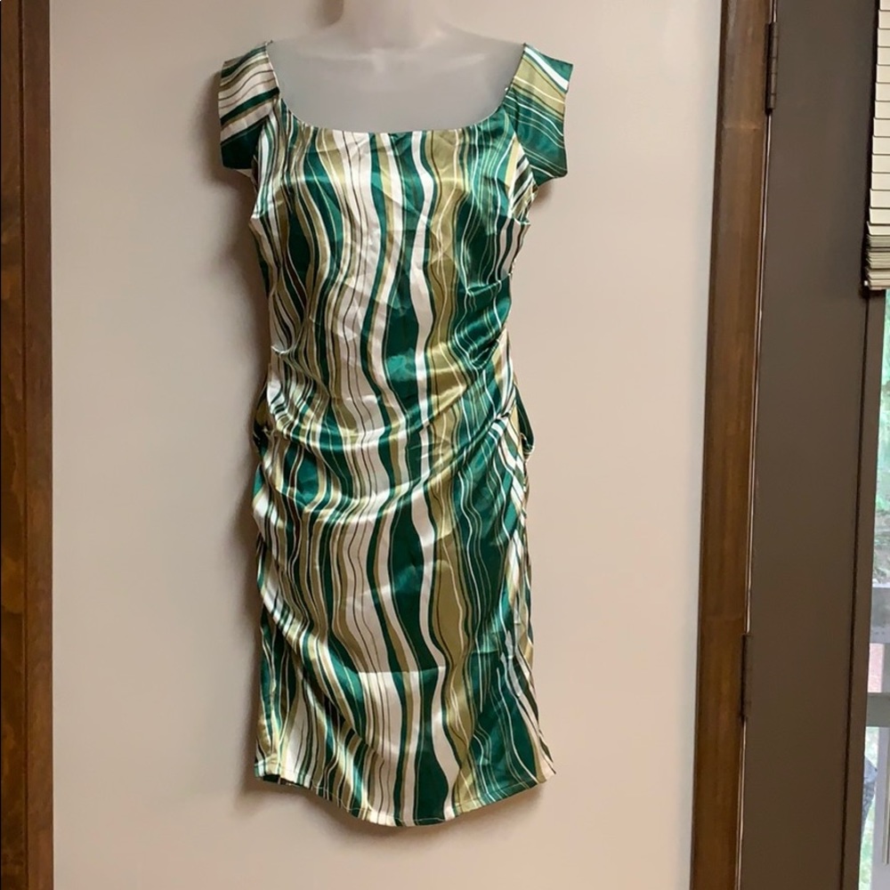 Green Gold dress